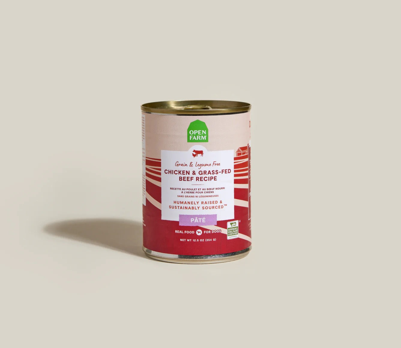 Open Farm Grain Free Chicken & Beef Pate Wet Dog Food (12.5oz)